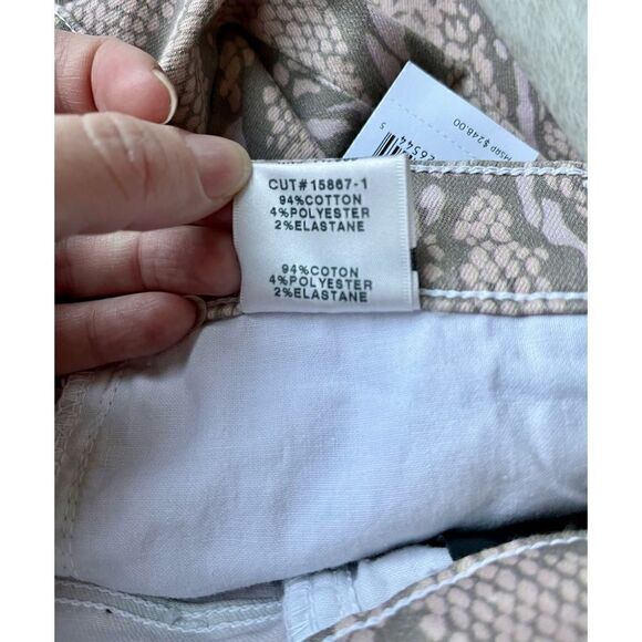 NWT J Brand Alana High Rise Crop Raw Hem Skinny Jean in Adder Pink - Picture 10 of 16